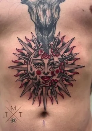 Celestial Bull Skull Tattoo Celestial Bull Skull Tattoo