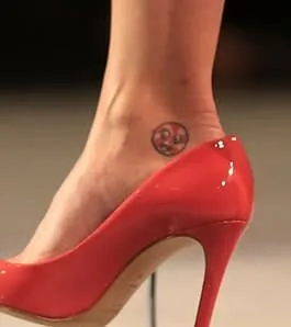 Katy Perry peppermint tattoo