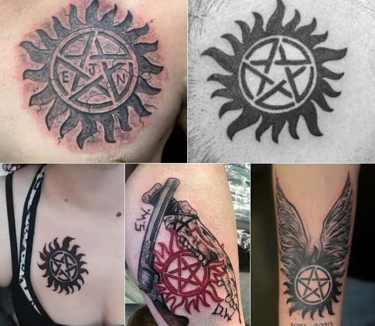 Supernatural Tattoos | Anti-Possession Symbol Meaning, Design & Ideas
