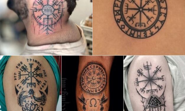 Vegvisir Tattoo Designs and Symbolism