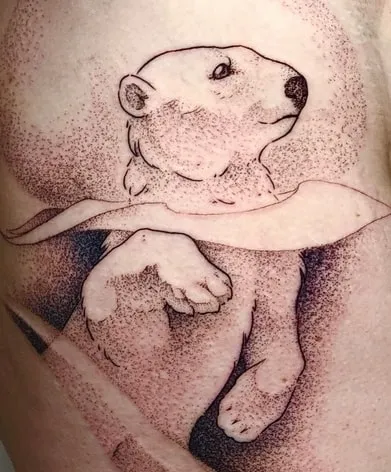 bear tattoo for men design 10 polar bear tattoo for men design