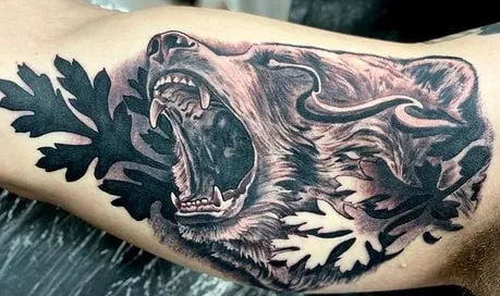 bear tattoo for men design 5 arm bear tattoo for men design