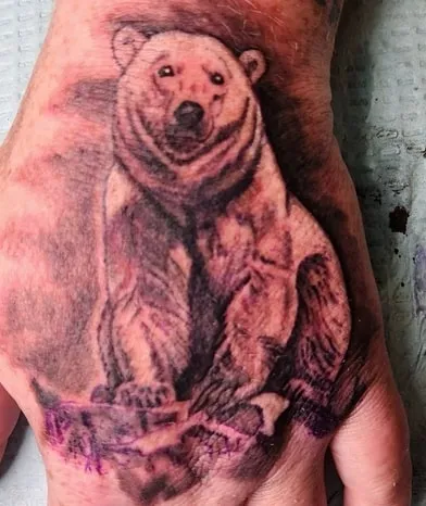 bear tattoo for men design 9 wrist bear tattoo for men design