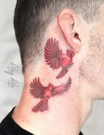 cardinal tattoo design 3 neck cardinal tattoo design