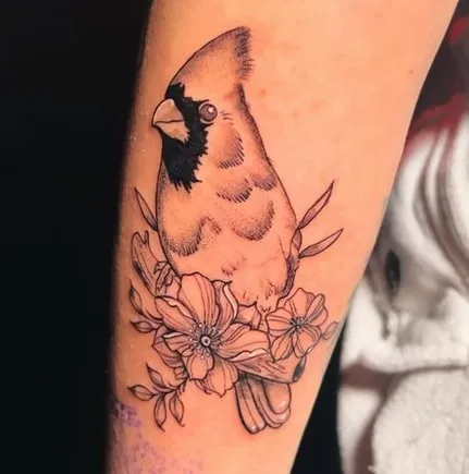 cardinal tattoo design 7 minimal cardinal tattoo design