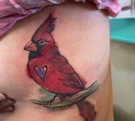 cardinal tattoo design 8 lady cardinal tattoo design