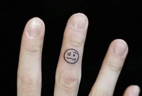 jungkooks' emoji tattoo