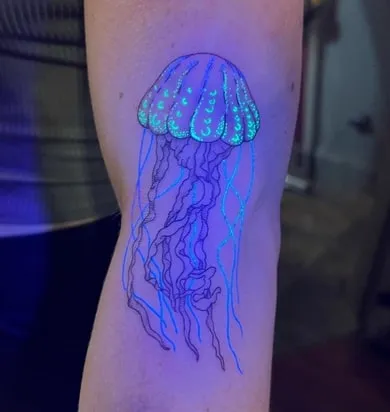invisible tattoo design jellyfish invisible tattoo design