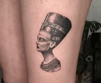 nefertiti tattoo design 2 small nefertiti tattoo design