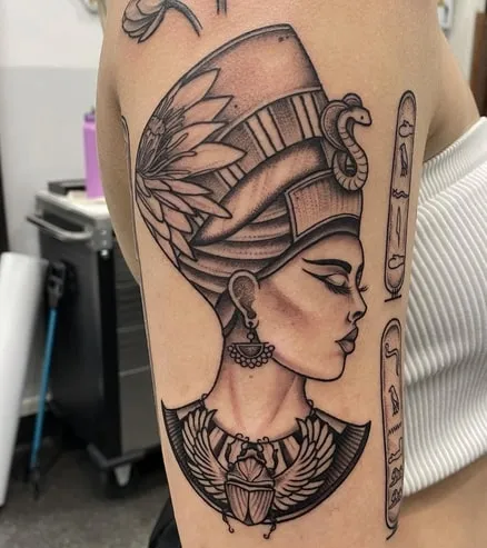 nefertiti tattoo design 4 egypt nefertiti tattoo design