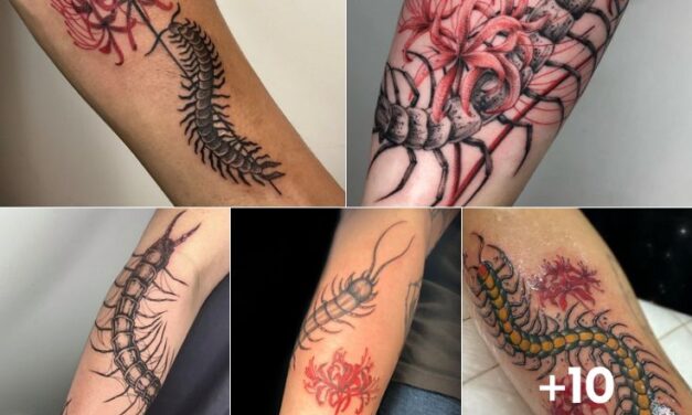 10+ Tokyo Ghoul Centipede Tattoo Designs | What Does the Centipede from Tokyo Ghoul Symbolize?