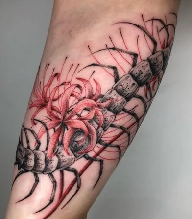 tokyo ghoul centipede tattoo design 10