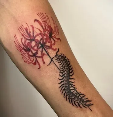 tokyo ghoul centipede tattoo design 11
