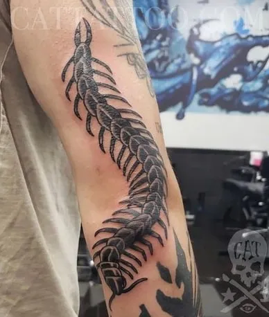 tokyo ghoul centipede tattoo design 4
