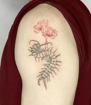 tokyo ghoul centipede tattoo design 6