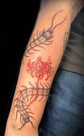 tokyo ghoul centipede tattoo design 8