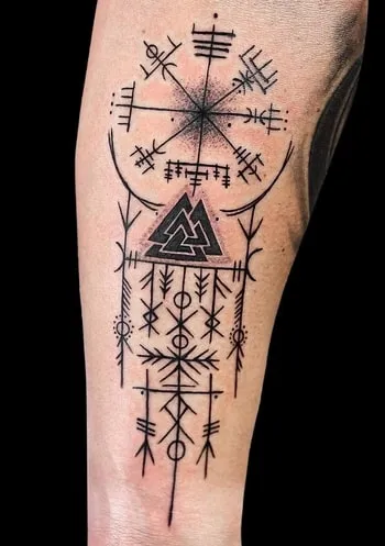 vegvisir tattoo design 