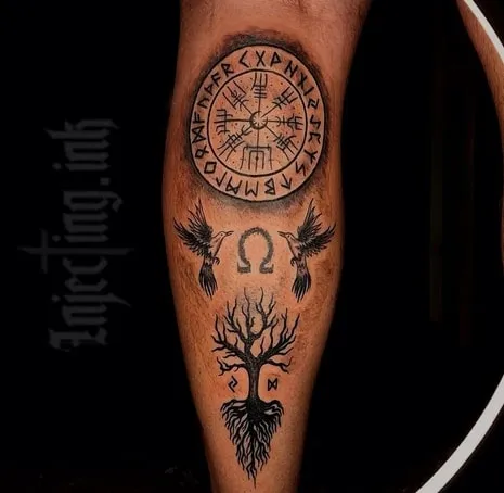 vegvisir tattoo design 
