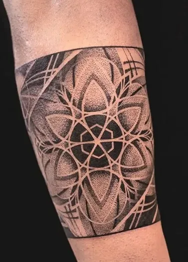 virat kohli geometric tattoo