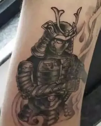 virat kohli samurai tattoo