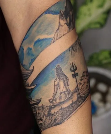 virat kohli shiva tattoo