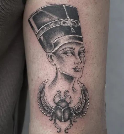 what does a nefertiti tattoo mean Nefertiti tattoo meaning