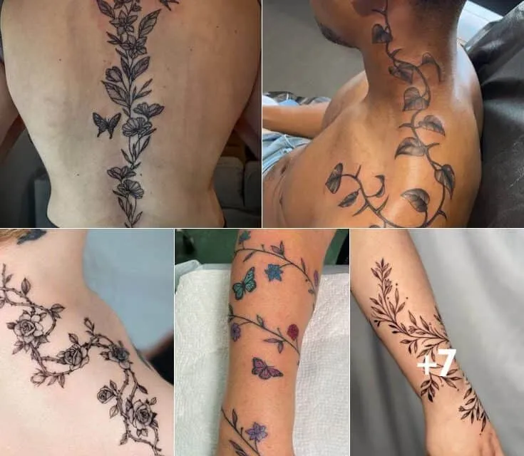 10+ Vine With Thorns Tattoo Meaning, Design Ideas and Care Tips