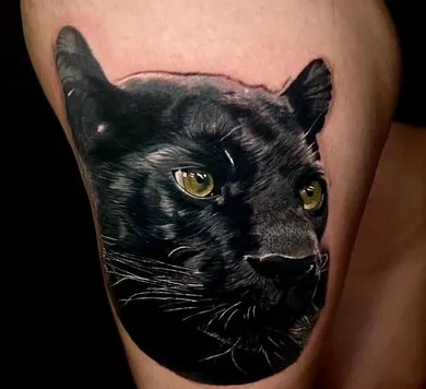 panther tattoo design