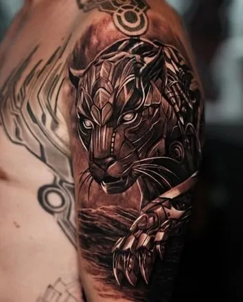 panther tattoo design