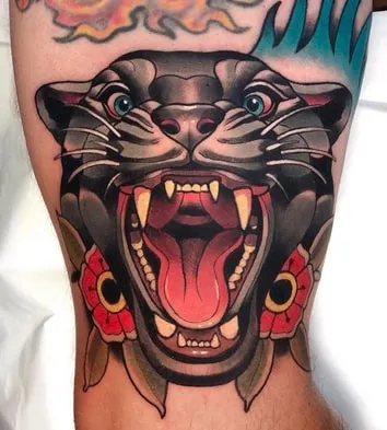 panther tattoo design