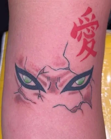 reflection of gaara's tattoo reflection of gaara's tattoo