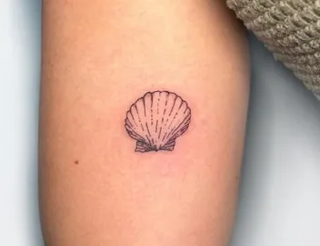 shell tattoo design variation 1 simple shell tattoo design