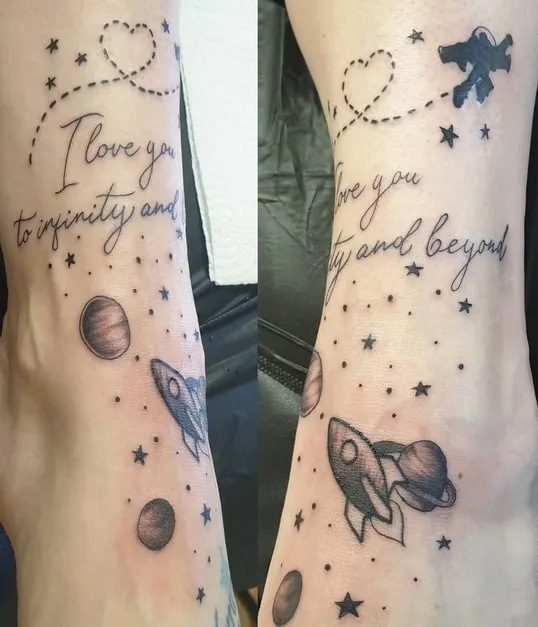 to infinity and beyond tattoo design 9 to infinity and beyond tattoo design
