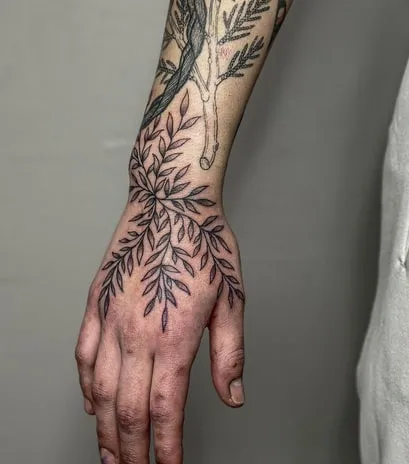 vine tattoo wrist idea