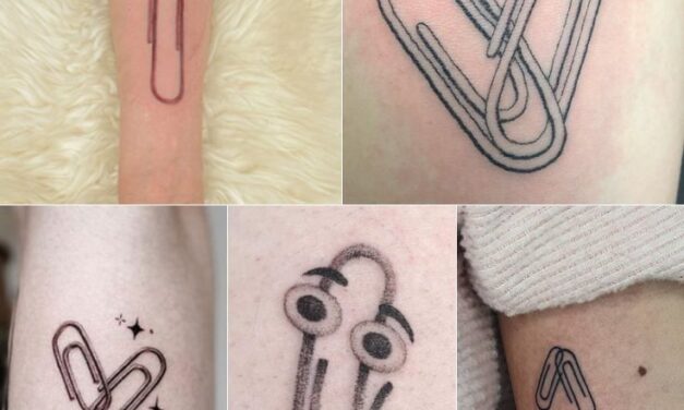 The Meaning Behind a Paperclip Tattoo | 7+ Variations & Design Ideas