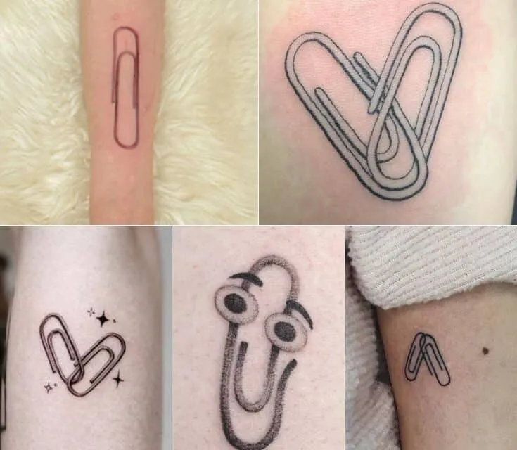 The Meaning Behind a Paperclip Tattoo | 7+ Variations & Design Ideas