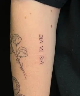 Vis Ta Vie Tattoo design 1 Vis Ta Vie Tattoo design