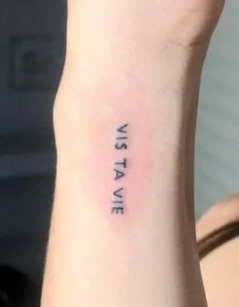 Vis Ta Vie Tattoo design 8 Vis Ta Vie Tattoo design