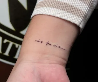 Vis Ta Vie Tattoo meaning Vis Ta Vie Tattoo meaning