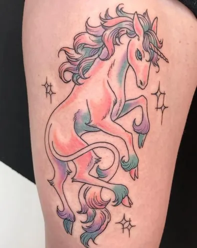 history and symbolism of unicorn tattoos