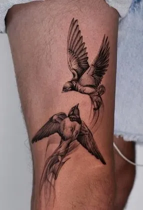 history of swallow tattoos