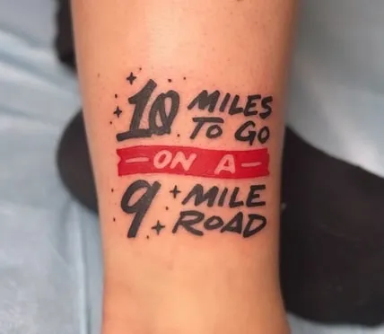 miles to go tattoo idea 5 graphics miles to go tattoo idea