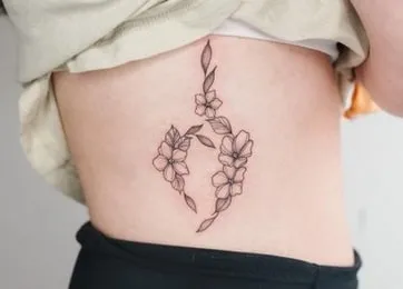 neda tattoo design 1 floral neda tattoo design