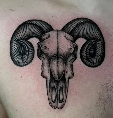 ram skull tattoo idea 4 ram skull tattoo