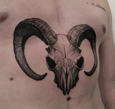 ram skull tattoo idea 6 ram skull tattoo