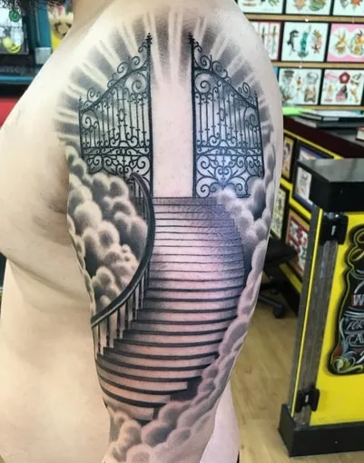 stairway to heaven tattoo design 2 stairway to heaven tattoos