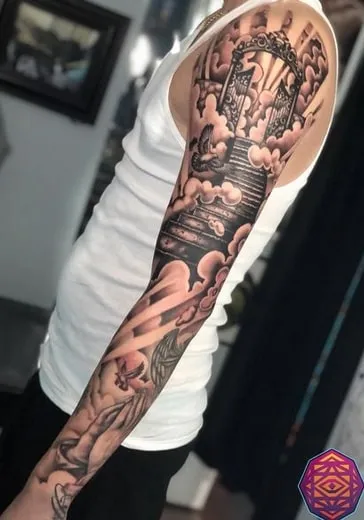 stairway to heaven tattoo design 5 stairway to heaven tattoo design
