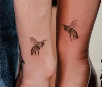 what does a tattoo of a bee symbolize