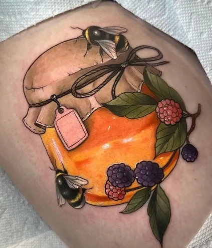 what does a tattoo of a bee symbolize