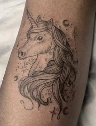 what does a tattoo of a unicorn mean